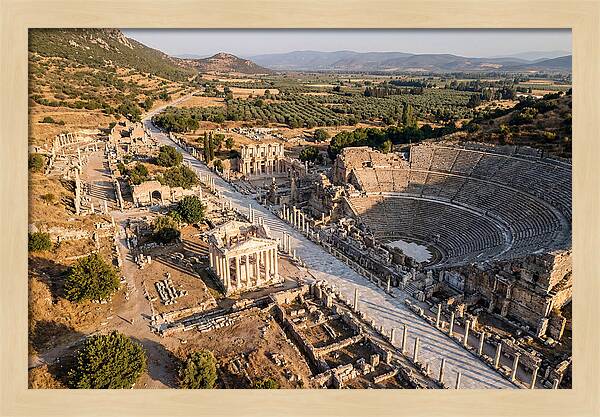 Ephesus Archaeological Site From Above