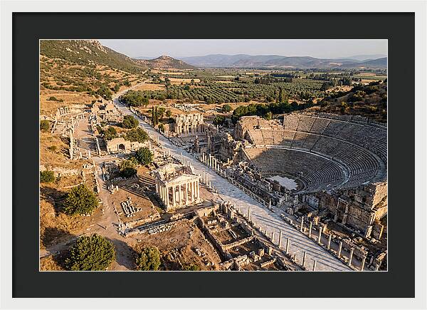 Ephesus Archaeological Site From Above