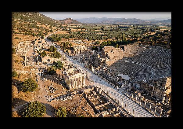Ephesus Archaeological Site From Above
