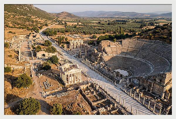 Ephesus Archaeological Site From Above
