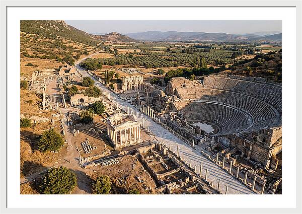 Ephesus Archaeological Site From Above