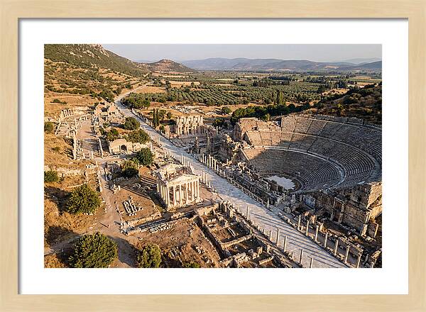 Ephesus Archaeological Site From Above