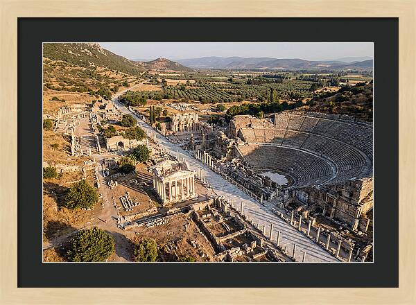 Ephesus Archaeological Site From Above