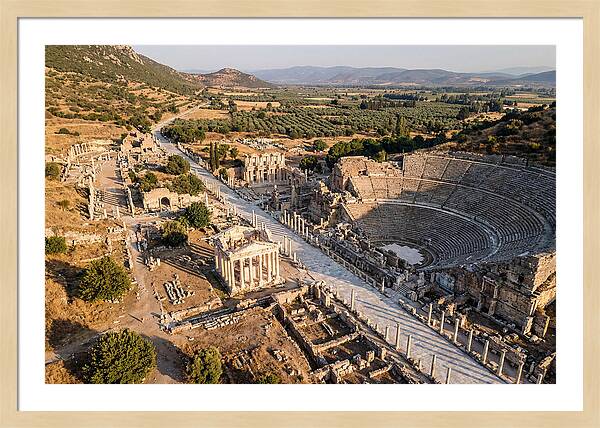 Ephesus Archaeological Site From Above