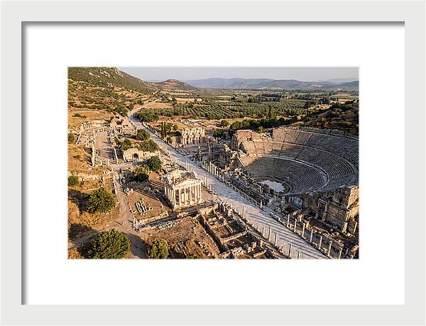 Ephesus Archaeological Site From Above