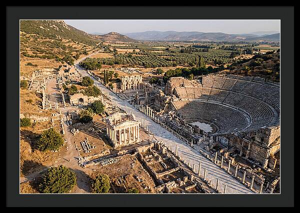 Ephesus Archaeological Site From Above