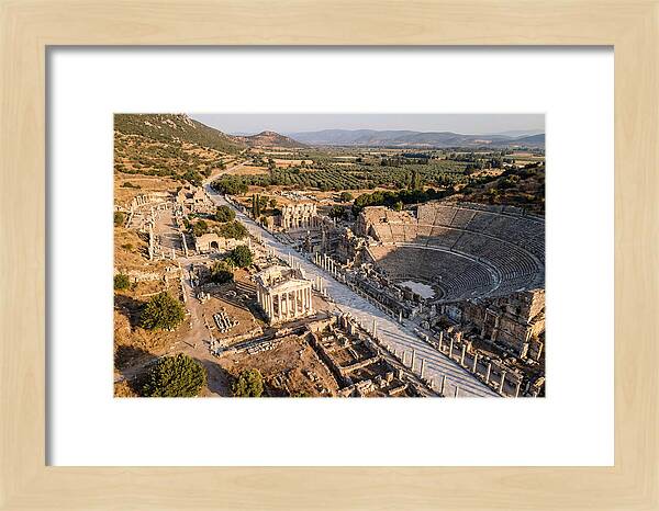Ephesus Archaeological Site From Above