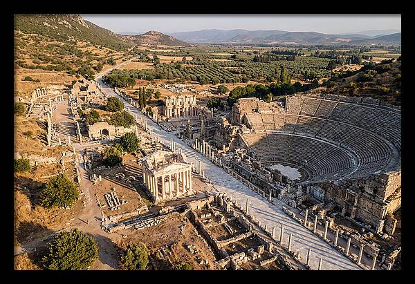 Ephesus Archaeological Site From Above