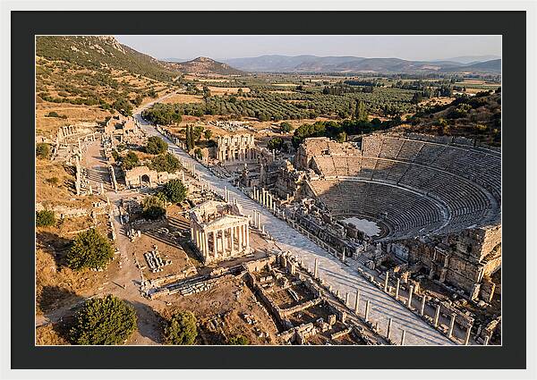 Ephesus Archaeological Site From Above