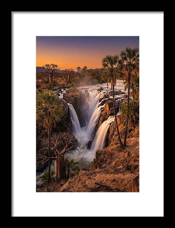Epupa Falls At Golden Hour