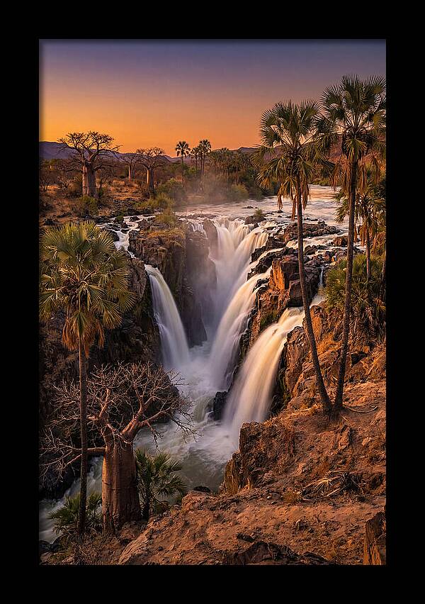 Epupa Falls At Golden Hour