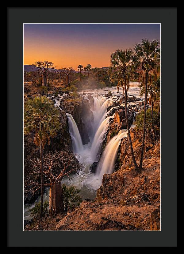 Epupa Falls At Golden Hour
