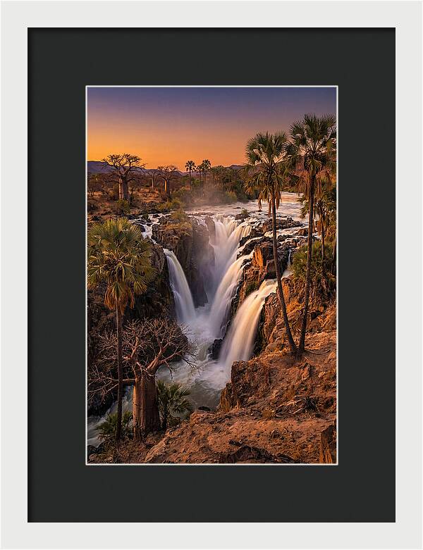 Epupa Falls At Golden Hour