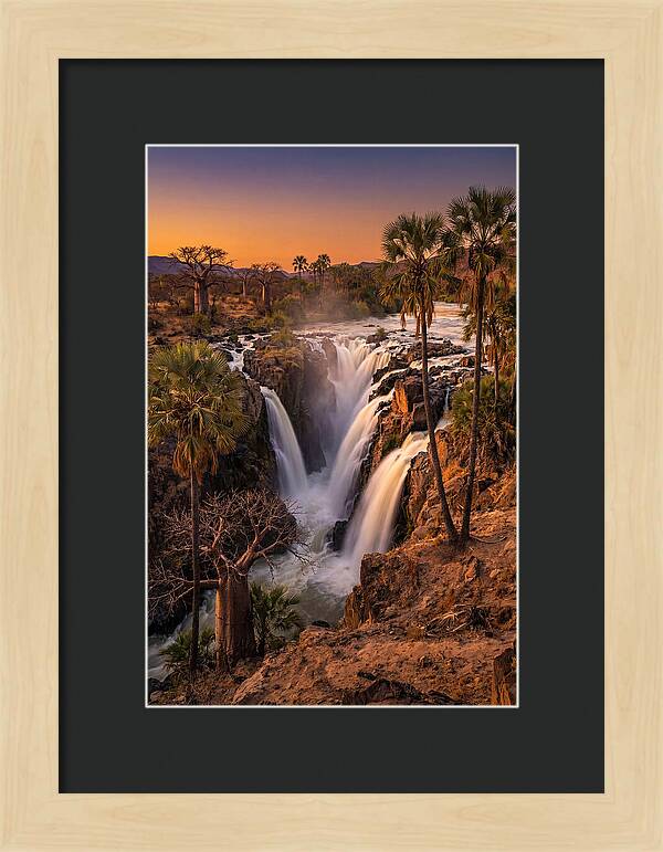 Epupa Falls At Golden Hour