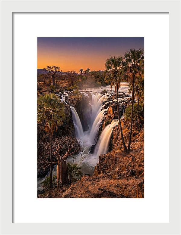 Epupa Falls At Golden Hour