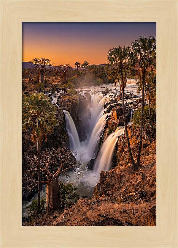 Epupa Falls At Golden Hour