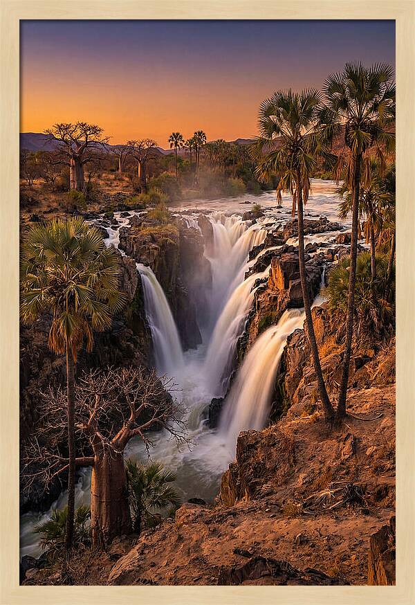 Epupa Falls At Golden Hour