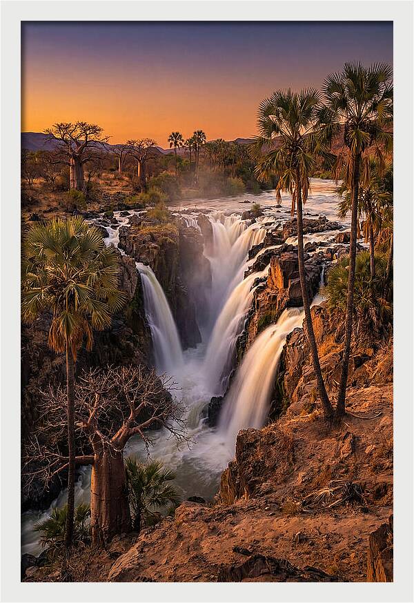 Epupa Falls At Golden Hour
