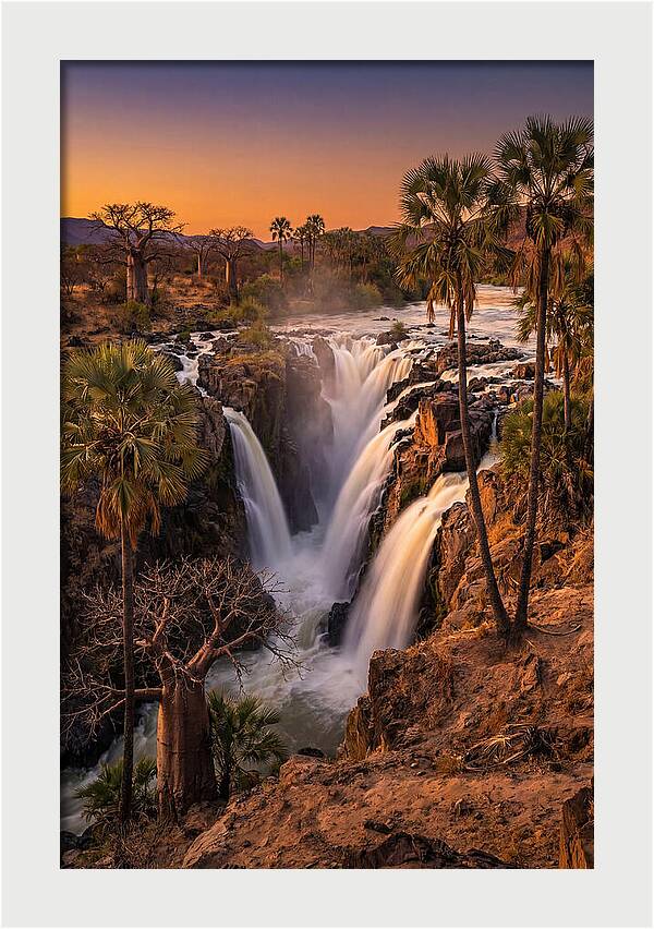 Epupa Falls At Golden Hour