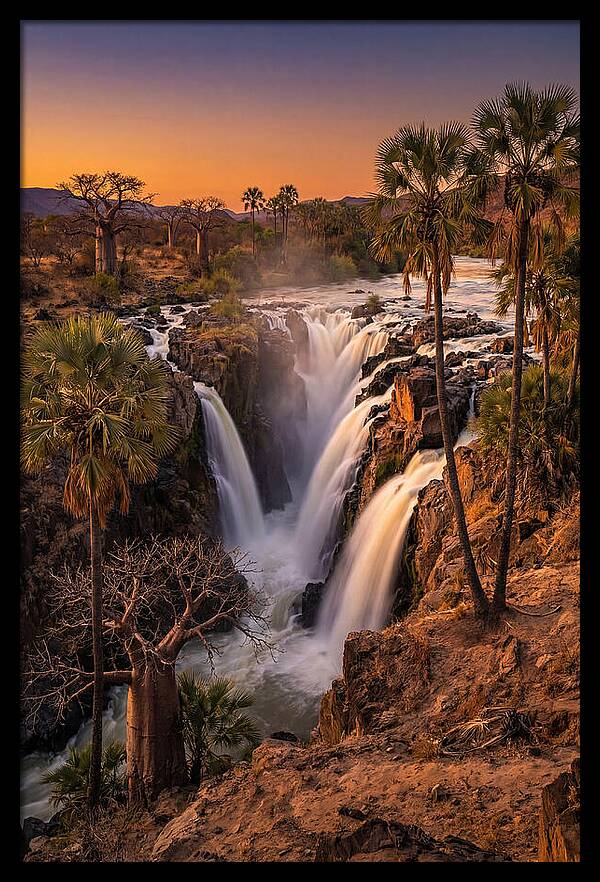 Epupa Falls At Golden Hour