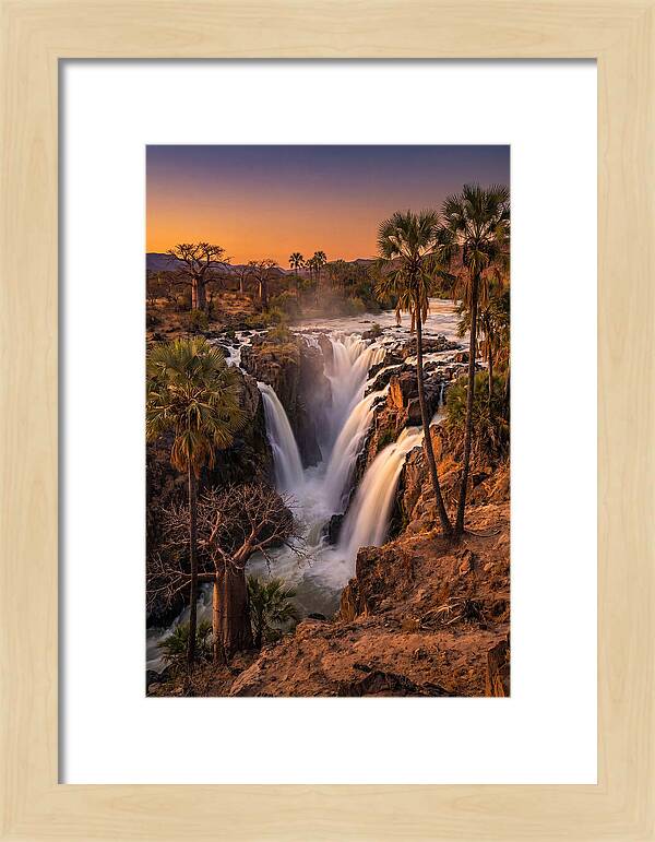 Epupa Falls At Golden Hour