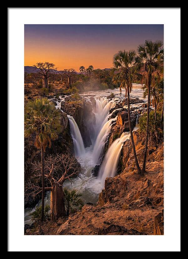 Epupa Falls At Golden Hour