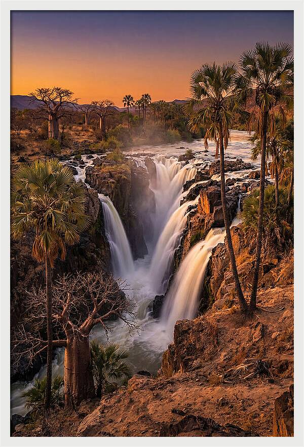 Epupa Falls At Golden Hour