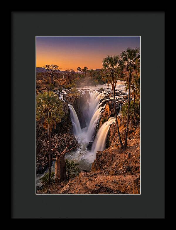 Epupa Falls At Golden Hour