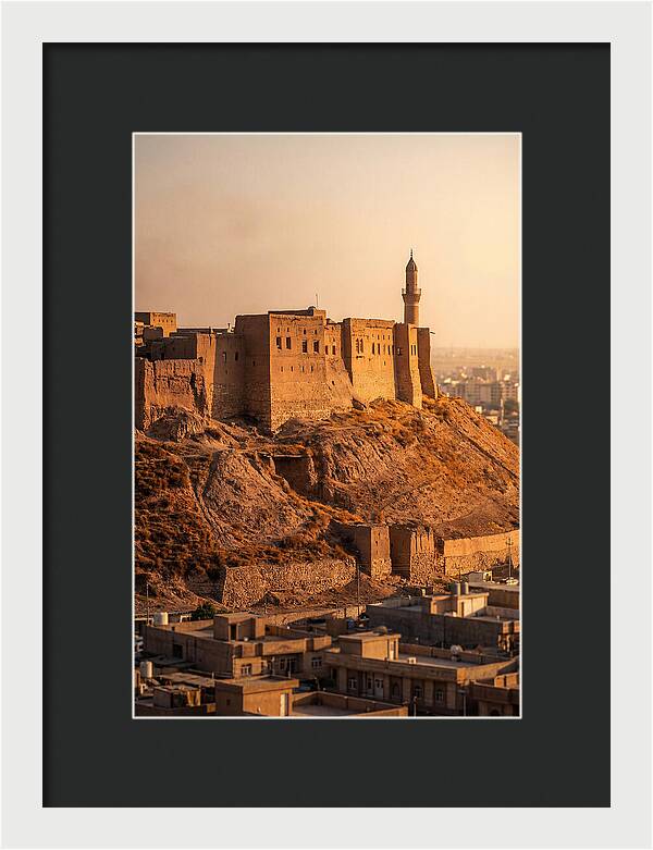 Erbil Citadel At Golden Hour