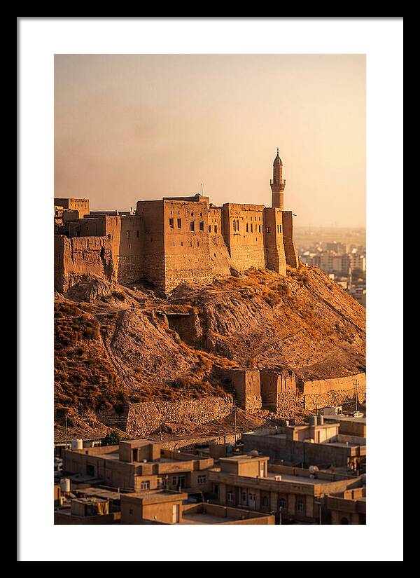 Erbil Citadel At Golden Hour