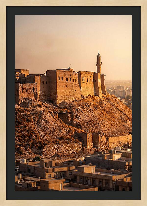 Erbil Citadel At Golden Hour