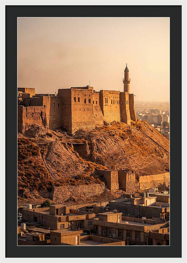Erbil Citadel At Golden Hour