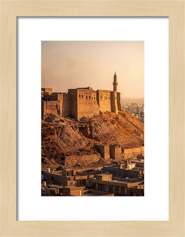 Erbil Citadel At Golden Hour
