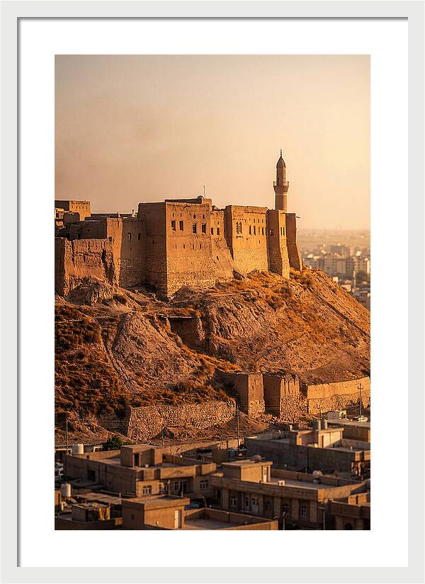 Erbil Citadel At Golden Hour