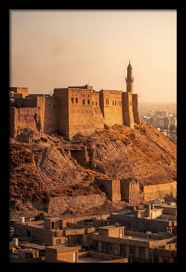 Erbil Citadel At Golden Hour