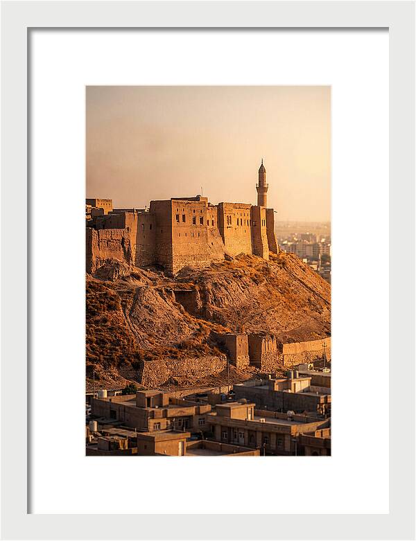 Erbil Citadel At Golden Hour