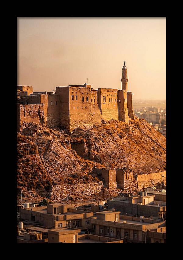 Erbil Citadel At Golden Hour
