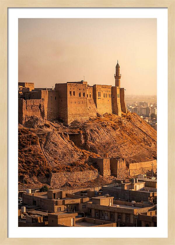 Erbil Citadel At Golden Hour