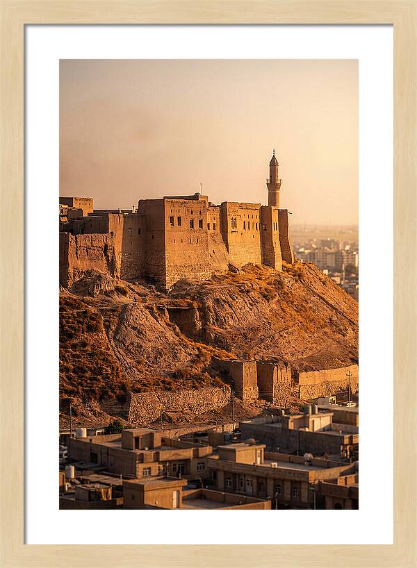Erbil Citadel At Golden Hour