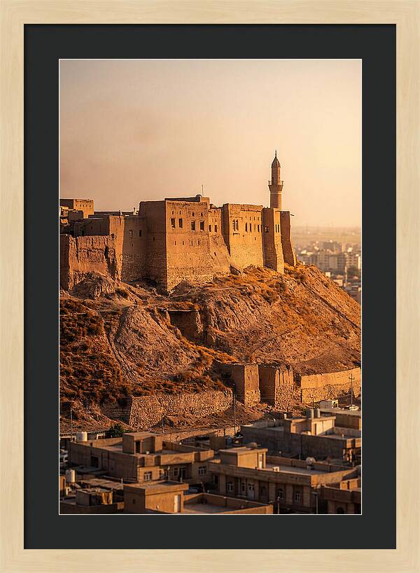 Erbil Citadel At Golden Hour