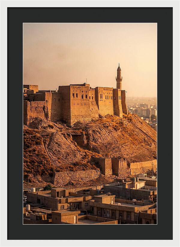 Erbil Citadel At Golden Hour