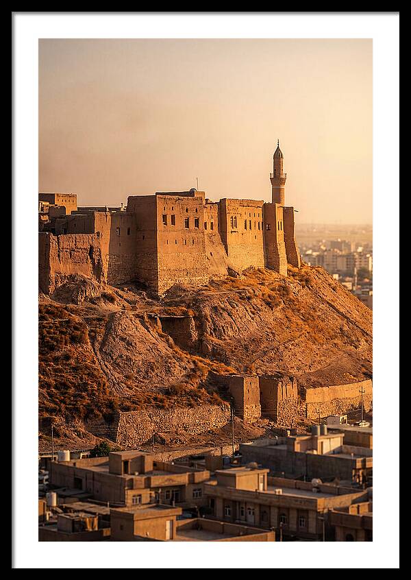 Erbil Citadel At Golden Hour