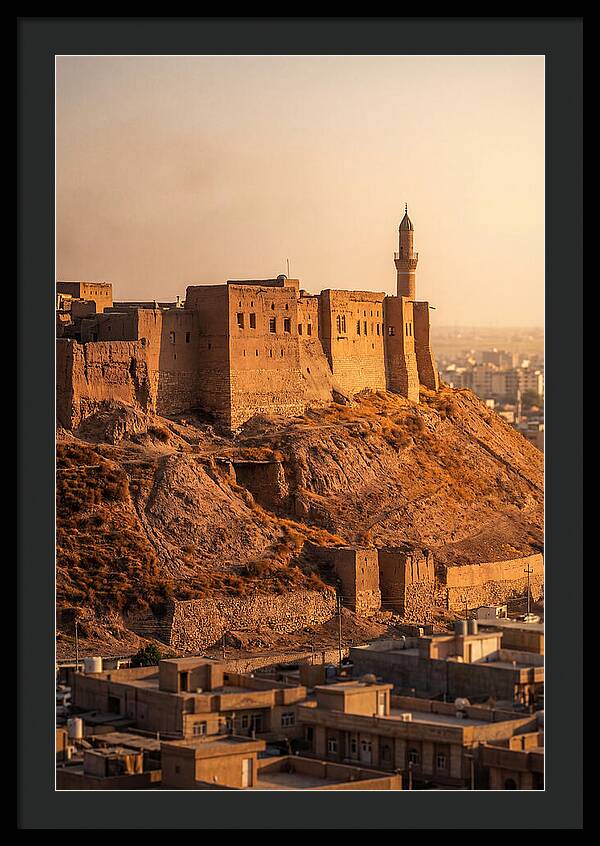 Erbil Citadel At Golden Hour