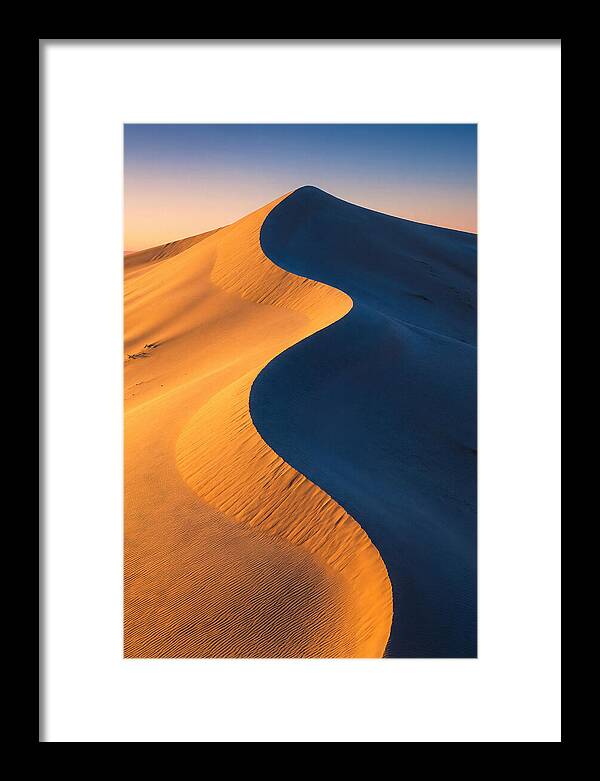 Erg Chebbi Dunes At Sunrise