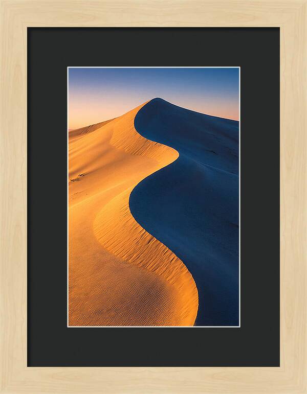 Erg Chebbi Dunes At Sunrise