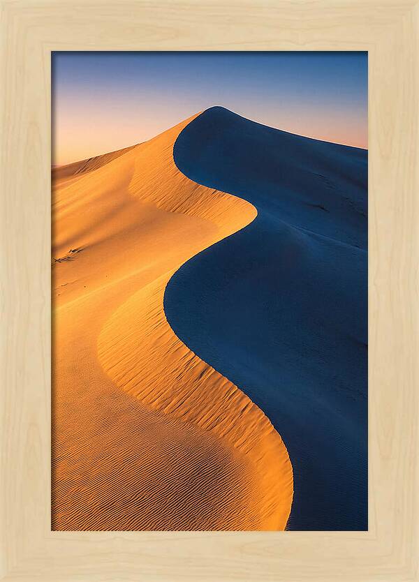 Erg Chebbi Dunes At Sunrise