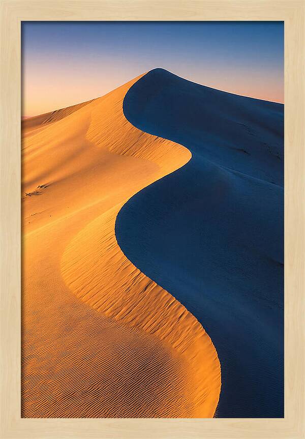 Erg Chebbi Dunes At Sunrise