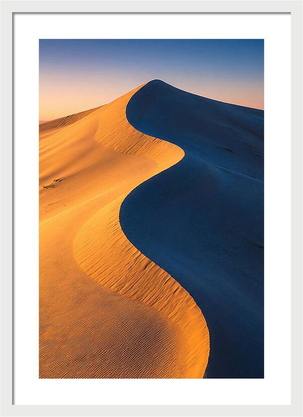 Erg Chebbi Dunes At Sunrise