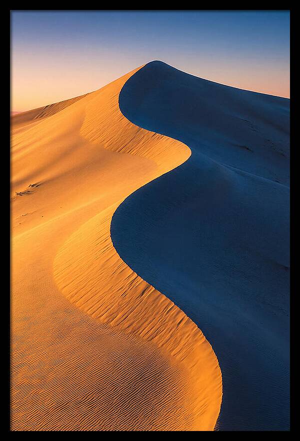Erg Chebbi Dunes At Sunrise