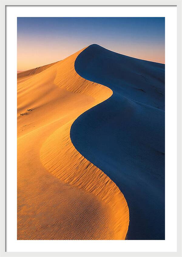 Erg Chebbi Dunes At Sunrise